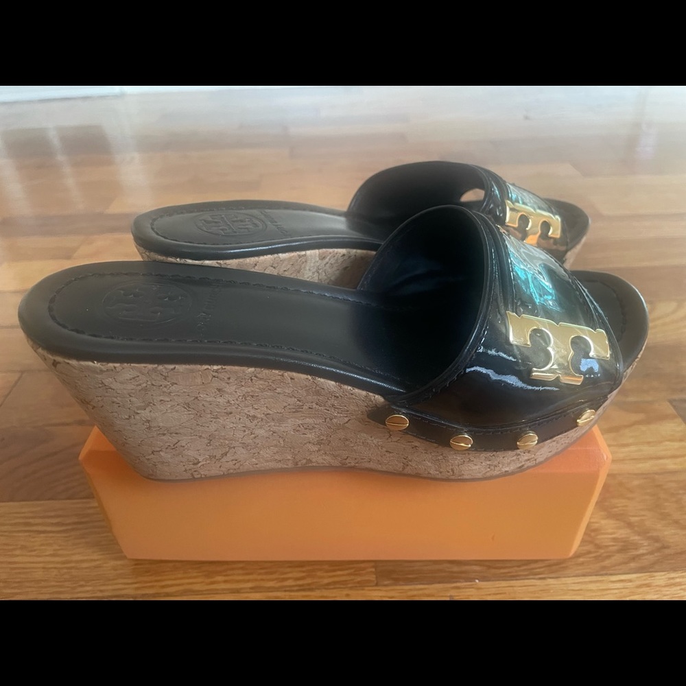 Tory Burch slide wedges